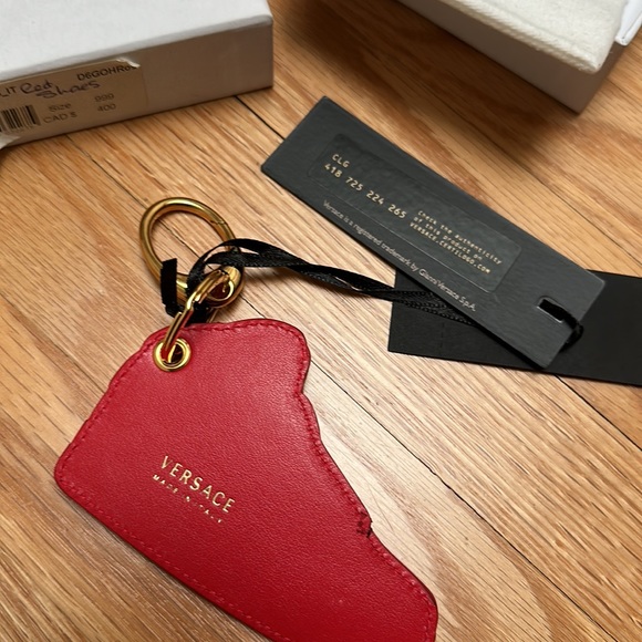 Brand new Versace red sneaker key chain - Picture 2 of 3